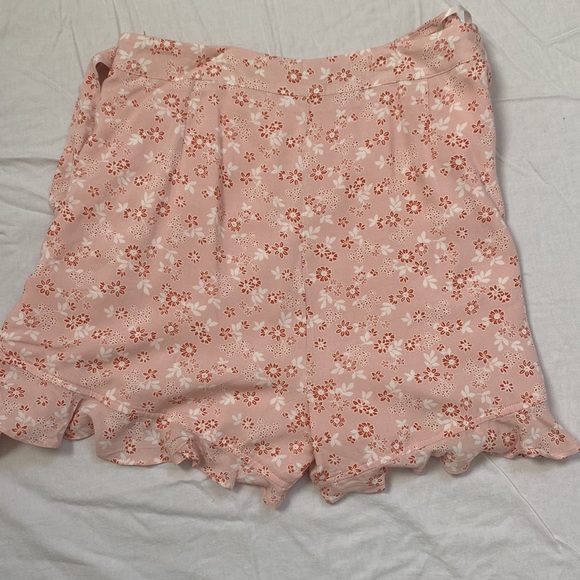 Cotton Candy LA pink floral wrap skort - Picture 3 of 3